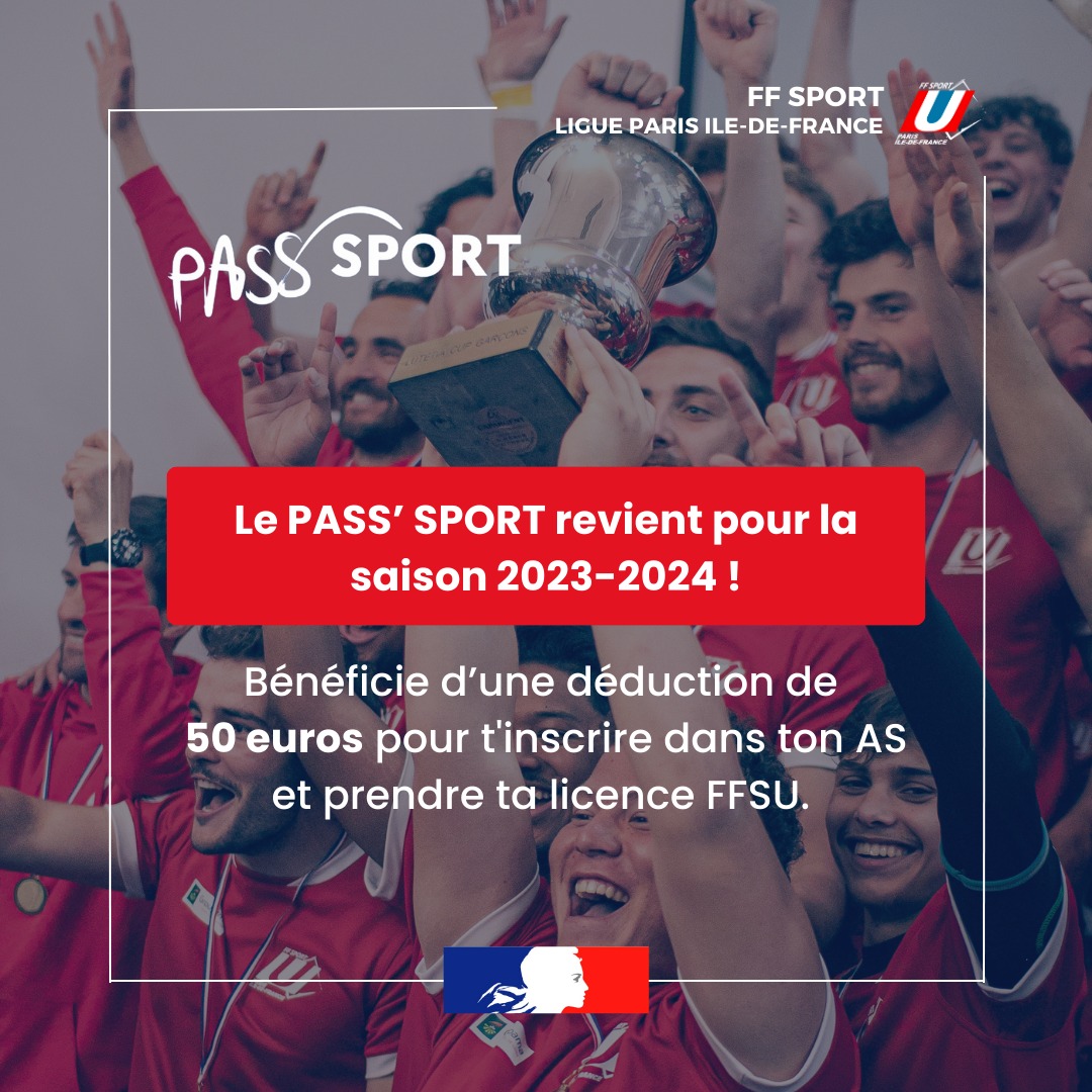 Le Pass Sport (aide De 50€) - Ligue Ile De France