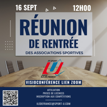 Réunion de rentrée des AS