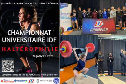 Championnat IDF Haltérophilie : Record de fonte et d‘émotion !